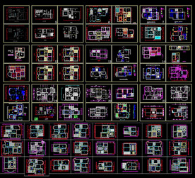 家居天花施工图
