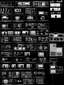 展厅装饰设计护墙图