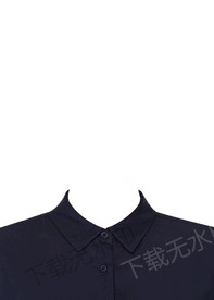 证件照深色衬衫模板