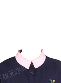 证件照深色衣服衬衫