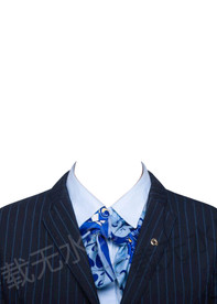 银行工作服证件照衣服模板