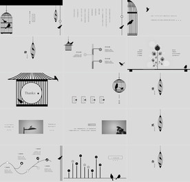 IOS风简约风格PPT幻灯片