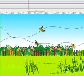 蝴蝶飞舞真花丛23秒
