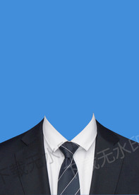 简约证件照衣服模板