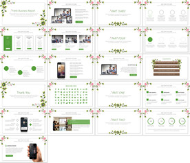 最新绿色健康PPT 环保PPT