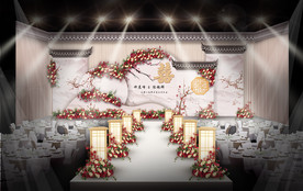 香槟色新中式仪式区