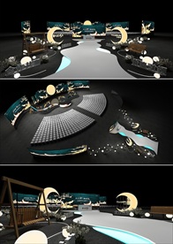 发布会 舞台 T台通道