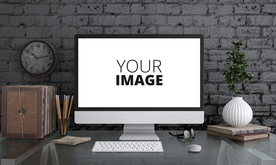 电脑屏幕展示样机