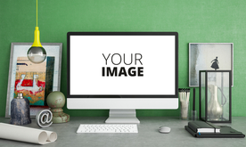 电脑屏幕展示样机