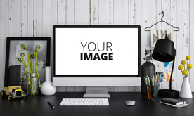 电脑屏幕展示样机