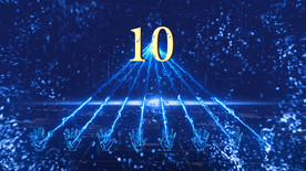 八个手掌启动仪式AE模板