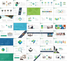 最新绿色健康PPT 环保PPT