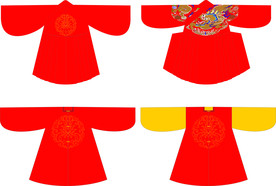 大明龙袍曳撒矢量
