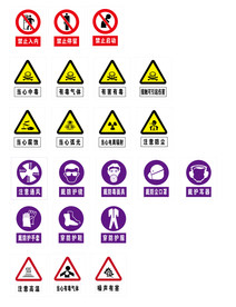 职业病禁止警告防护标识