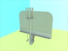 壁炉模型 壁炉设施 C4D模型