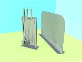 壁炉模型 壁炉设施 C4D模型