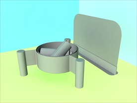 壁炉模型 壁炉设施 C4D模型