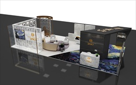 东原印长江梵高主题展陈3D模型