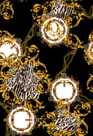 链条 皮带 豹纹