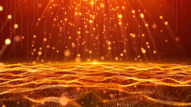 粒子海洋背景AE源文件