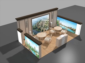 地产展位效果图