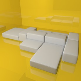 沙发模型 休闲沙发 休闲座椅