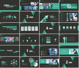 炫酷时尚杂志风总结汇报PPT