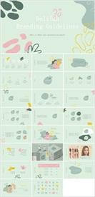 时尚花卉女性ppt