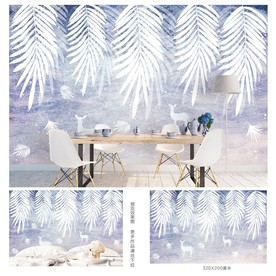 梦幻唯美卧室背景墙