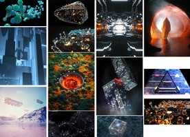 11个C4D未来科技模型工程