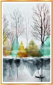 抽象几何装饰画