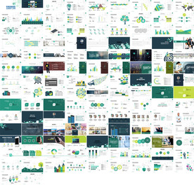 绿色时尚餐饮创业计划动态PPT