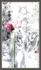 现代组合无框画