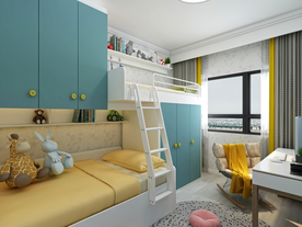 新中式儿童房装修效果图