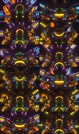 vj绚丽动感荧光酒吧夜场舞蹈背