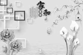 立体装饰画 TIF分层