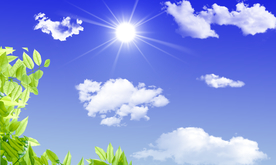 蓝天白云