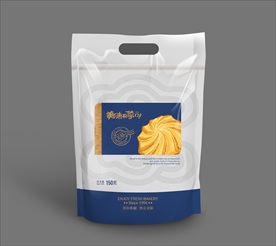 饼干袋平面展开图