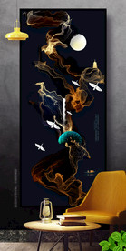 轻奢装饰画 新中式