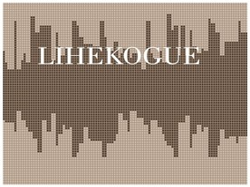 现代简约都市马赛克建筑壁画