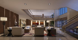 共享空间办公区设计效果图