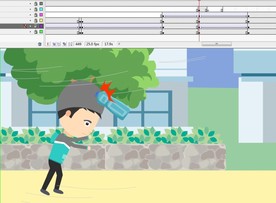 台风天气外出意外受伤20秒