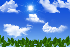 蓝天白云