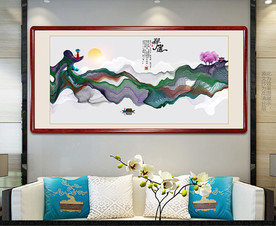 抽象线条 装饰画