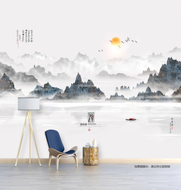 现代装饰画 山水画