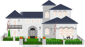 别墅建筑效果图