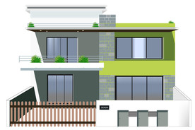 别墅建筑效果图