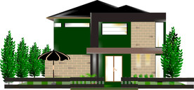 别墅建筑效果图