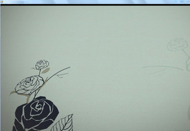 花纹古色片头的素材