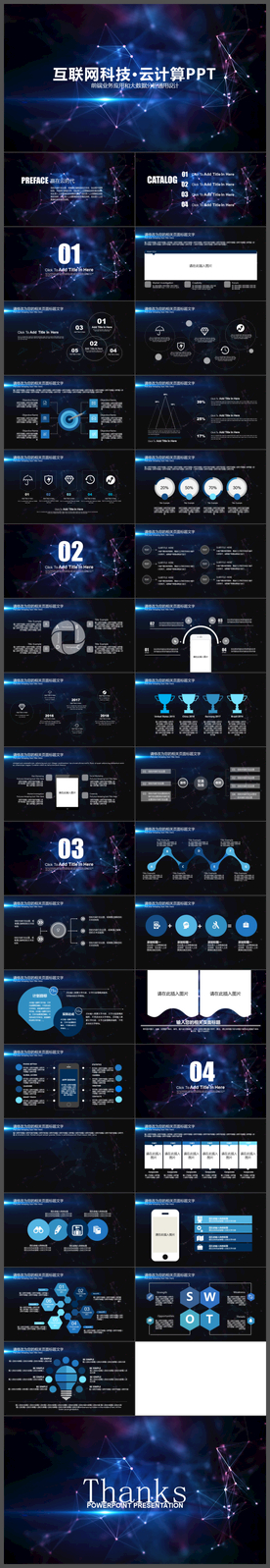 互联网科技云计算PPT